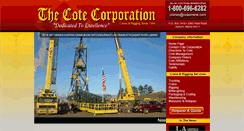 Desktop Screenshot of cotecrane.com